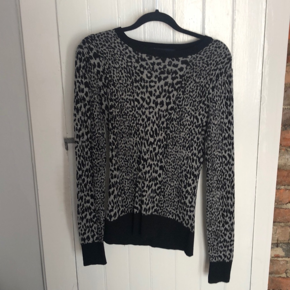 French Connection Leopard Print Sweater